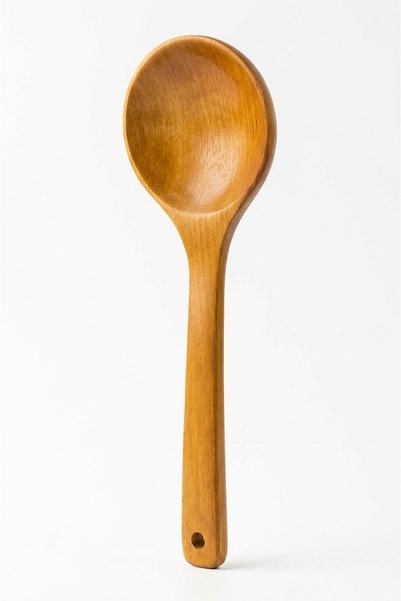 MAKRİ HOME Natural Wooden Handmade Ladle