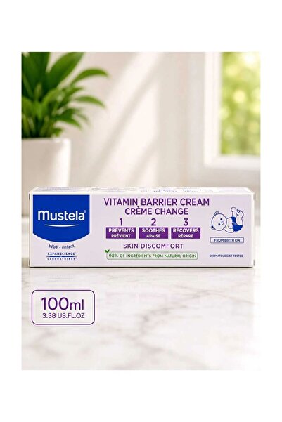 Mustela Vitamin Barrier 1.2.3 Diaper Rash Cream 100 ml