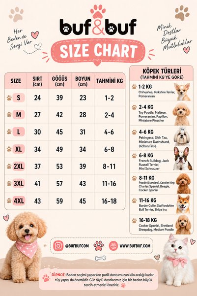 Buf & Buf Dog Outfit Triple Advantage Package