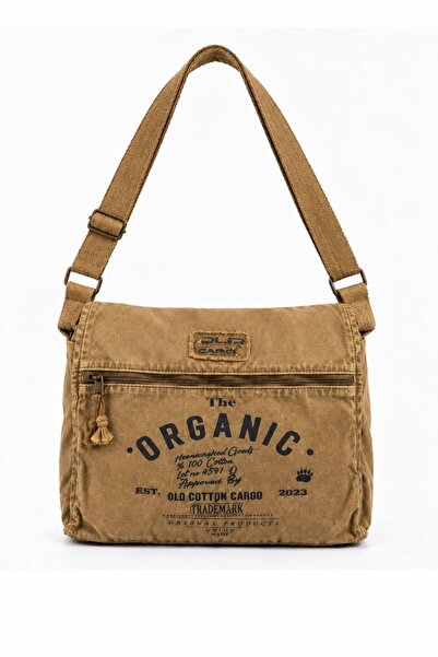 OLD COTTON BAGS Salaş Omuz Çantası Pamuk Postacı Laptop Okul Seyahat Günlük V...