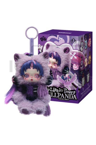 Pop Mart x Skullpanda POP MART Peluş Bebek "SKULLPANDA - My Little Pony Serie...
