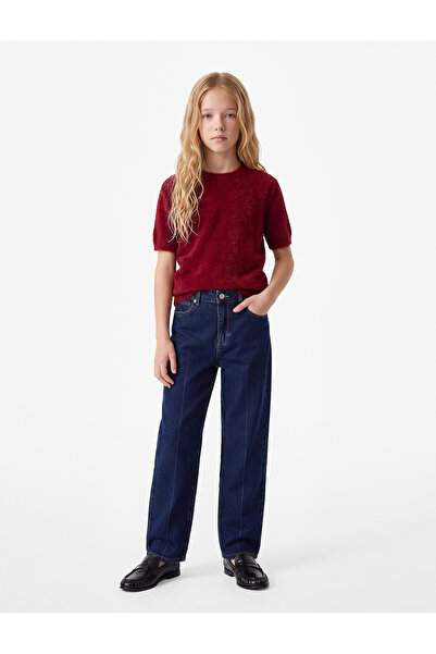 Koton Short Sleeve Crew Neck Basic Knitwear Sweater