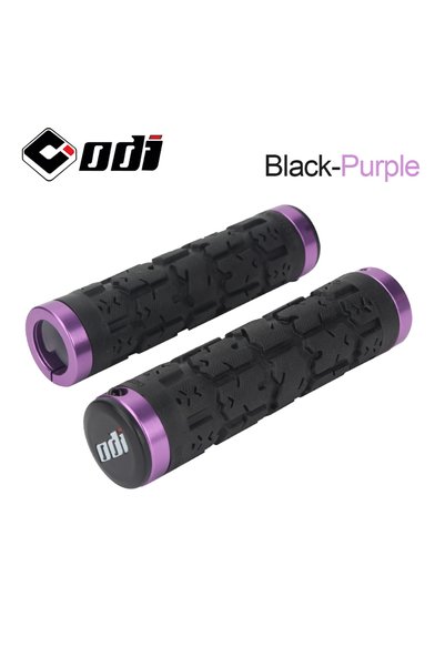 Choice Black-Purple ODI RG01 Bicycle Handlebar Grips Rogue Lock-on Anti-Slip ...