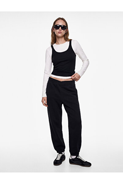 Koton Three-Threaded, Elastic Waist, Pocketed, Comfortable Fit Jogger Sweatpants