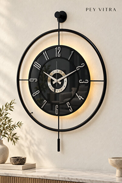 Pey Aksesuar Pey Vitra 60x80 Metal Temperli Gerçek Camlı Işıklı Büyük Boy Dek...