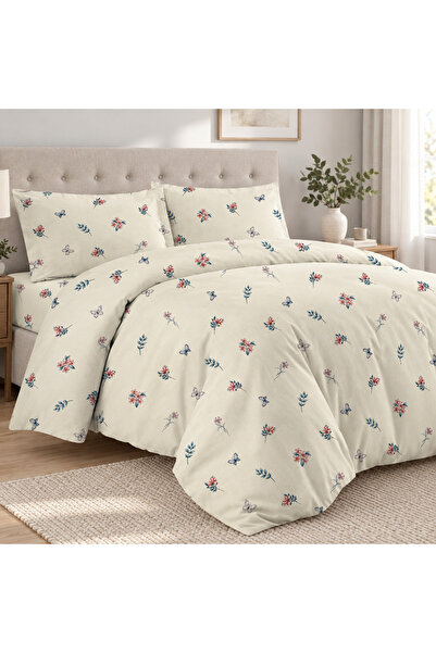 DELUXE Pucioasa Lenjerie de Pat 100% Bumbac Ranforce 200x220, Pat Dublu, Mode...