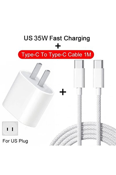 Choice1 US 2IN1 (15 Series) PD 35W Fast Charger For iPhone 11 12 13 14 15 Pro...