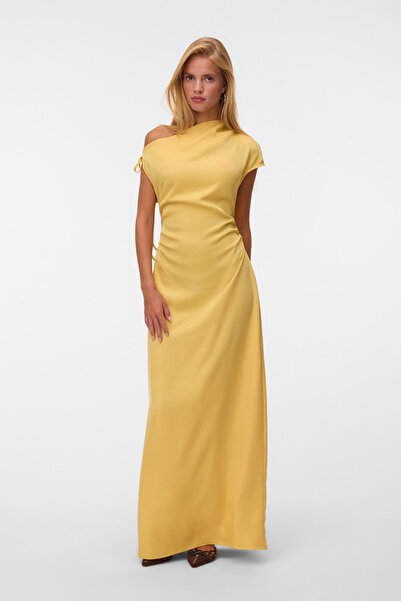 Vero Moda Women's VMATHENA Sleeveless Detail Maxi Woven Dress
