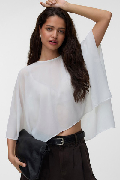 Vero Moda Women's VMADALYN Cape Woven Top