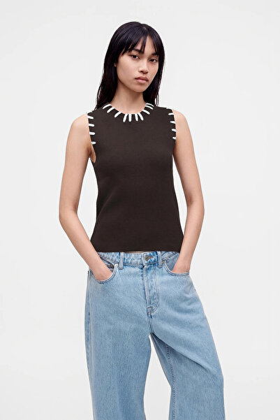 Vero Moda Women's VMLEA Sleeveless Knitted Top