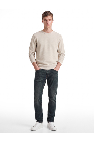 Koton Slim Fit Jean Trousers with Regular Waist Pockets - Brad Jean