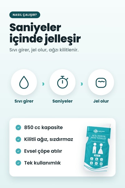 Laphrotech Beyond Compare Araç içi Mini Tuvalet İhitiyaç Torbası 4lü Paket