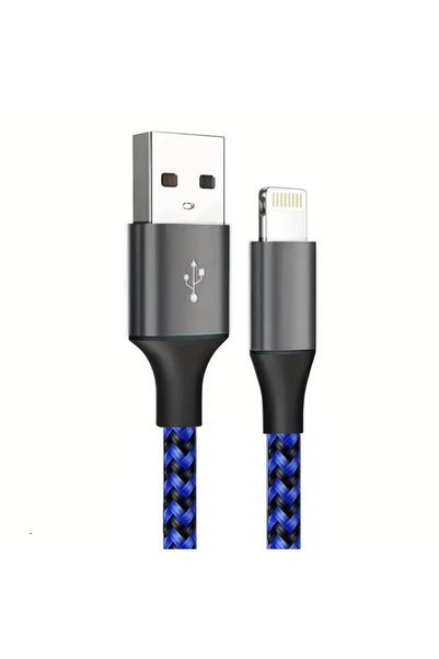 Choice 1 متر 1 قطعة أزرق 3 قطع 1 قطعة كابل USB إلى Lightning معتمد من MFi لها...