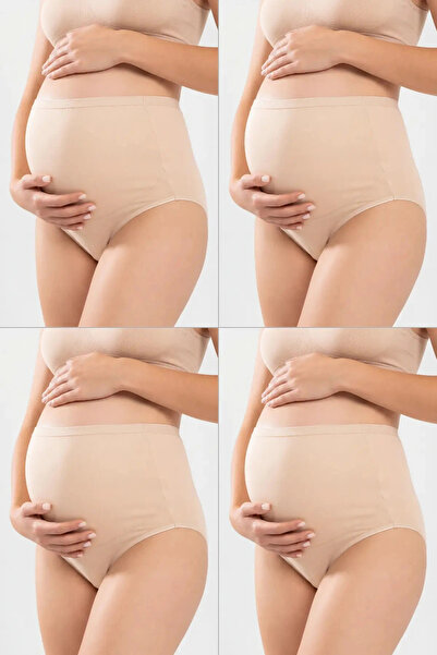 Carlburn # Maternity Flexible Breathable Comfortable 4-Pack Women's Cotton Ly...