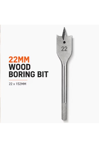 Generic AL ARQAM 22mm x 152mm Wood Boring Drill Bit – Heavy Duty Auger Bit fo...