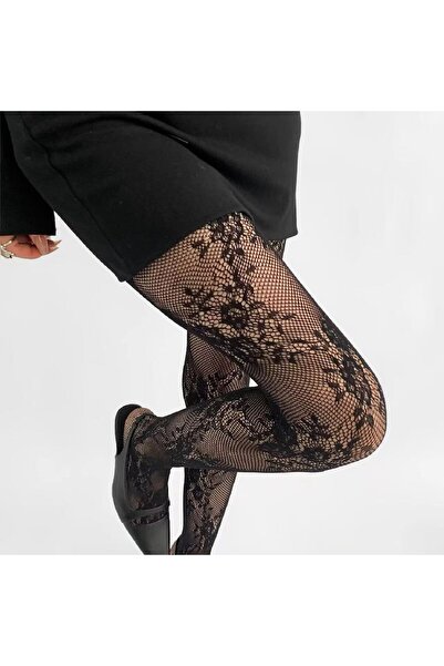 bodyIVY Dantel Dokulu SENİN TARZIN-Siyah