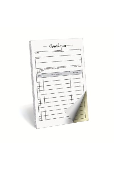 Choice Thank 1 Receipt Book, Carbonless Paper - Sales Order, Small Business I...