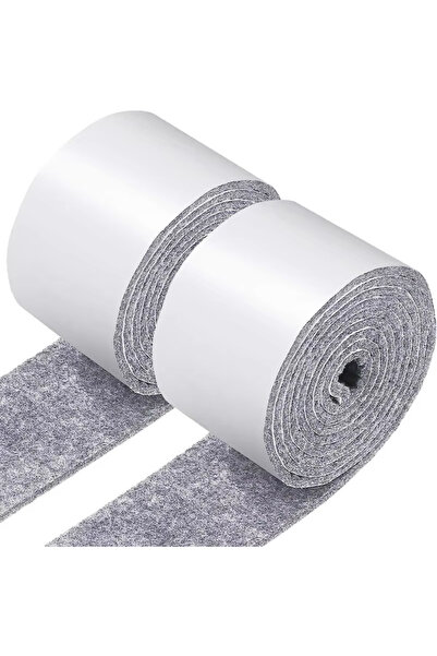 Choice1 10cmx100cm Light Grey Self-Adhesive Felt Strips for Leathercraft - Fe...