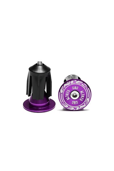 Choice PengZhang Purple ENLEE 1 Pair Bike Grip Handle Bar End Cap Aluminium A...