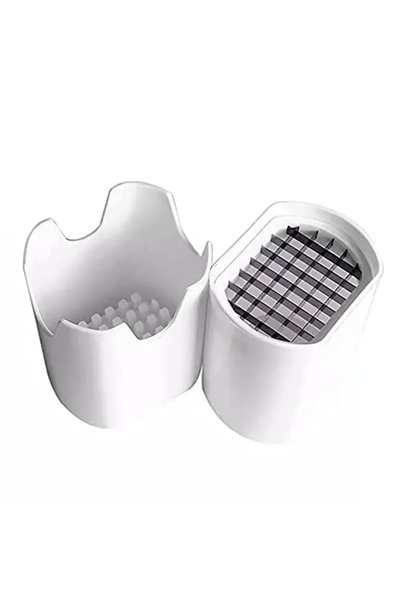 Choice WHITE French Fry Cutter Natural Cut Vegetable Sheet Slicer Vegetable P...