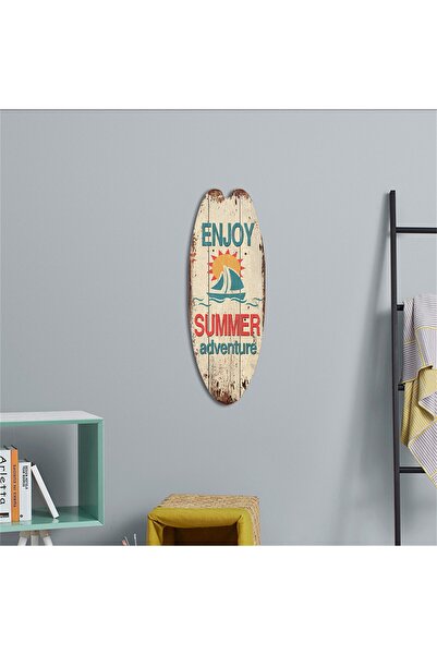 Choice D Beach Ocean Theme Surfboard Wooden Leisure Home Party Festival Hangi...