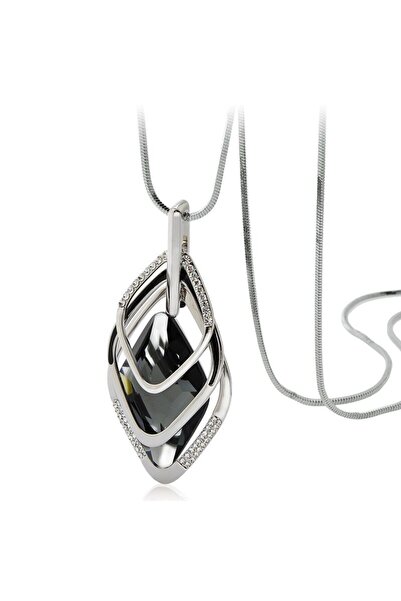 Choice BN23 Gold&Silver Color Rhinestone Long Necklace Vintage Punk Triangle ...