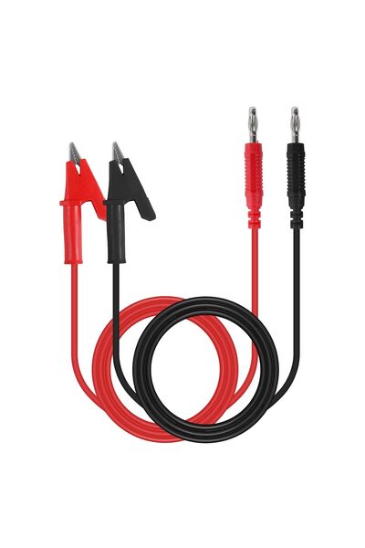 Choice 1 pair 2PCS 4mm Banana Plug to Alligator Clip Test Lead Wire Cable Set...