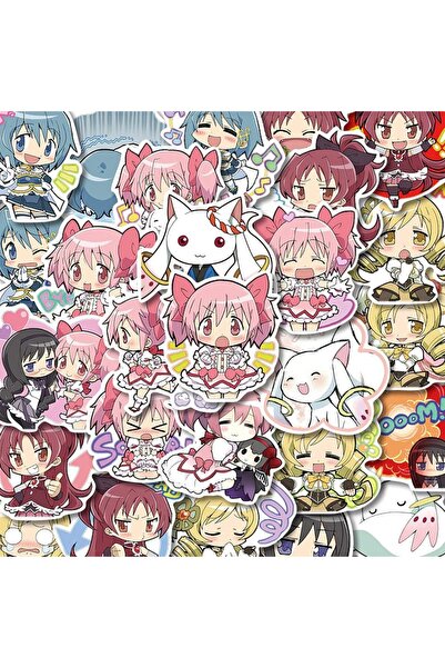 BANDAI 48PCS 48pcs Kawaii Anime Puella Magi Madoka Magica Stickers Kaname Mad...