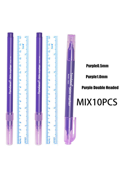 Choice5 DUTRIEUX mix10PCS 10Pcs Skin Marker Pen Kits Sterilized Package With ...