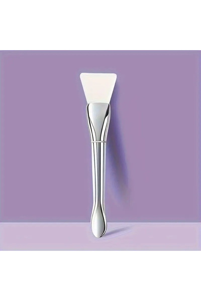 Choice Style 1 1/4 PCS Silicone Facial Mask Brush Soft Head with Scraper Inte...
