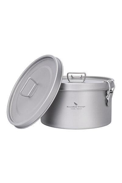 Choice TiW2086C Boundless Voyage Titanium Dinner Box Multi-Functional Food St...