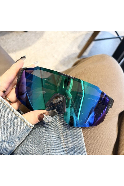 Choice1 Green Cycling Glasses for Men Uv400 Cycling Shades Bike Sunglass Outd...