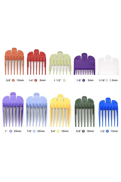 Choice 10pcs 10Pcs Salon Multiple Models Hair Clipper Limit Comb Pro Barber M...