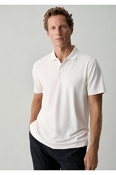 Mavi Ekru Polo Tişört Slim Fit / Dar Kesim 0620213-70057