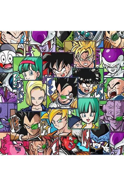 Choice1 Bandai 108pcs-With repeats 54/108pcs Dragon Ball Stickers Cute Anime ...