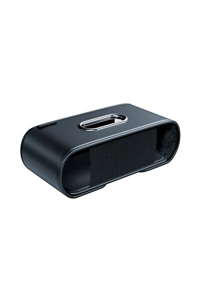 Choice black Car Tissue Box Cover Leather Universal Center Console Armrest Pa...