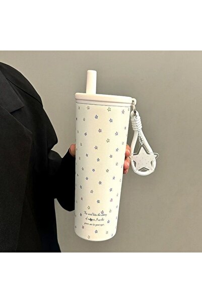 Choice 750ml 750ml 750ML Thermos Bottle with Straw 304 Stainless Steel Coffee...