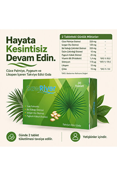 Sawriver Takviye Edici Gıda 30 Tablet