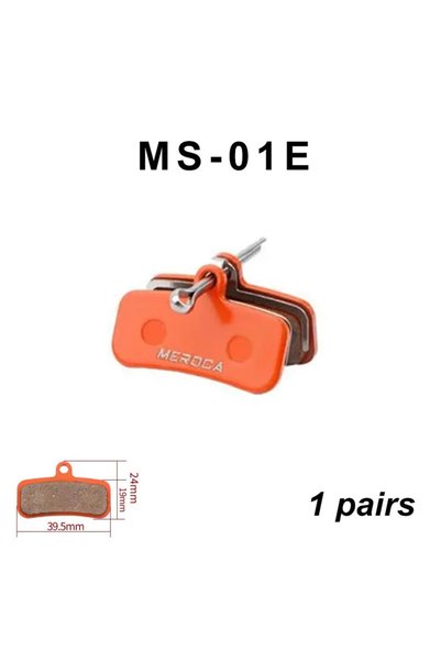Choice MS-01E 1 pairs MEROCA 4 Piston Mtb Bike Hydraulic Brake Pads For Saint...