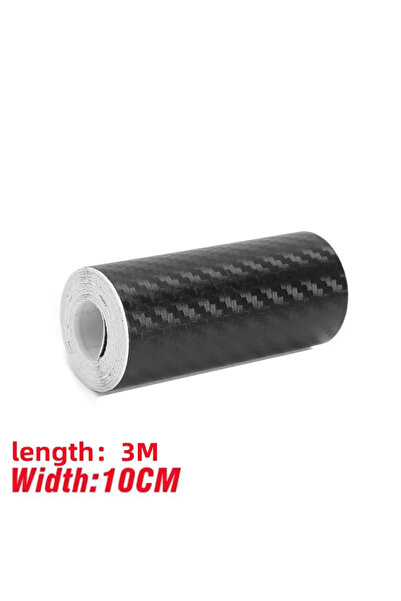 Choice W 10cm x L 3m Anti Scratch Car Door Sill Protector Sticker Nano Carbon...