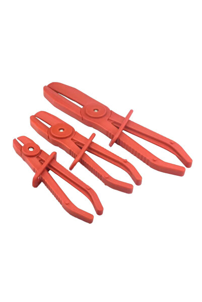 Choice Red 3Pcs/Set Car Hose Tube Clamp Pliers Tool Brake Fuel Water Line Cla...
