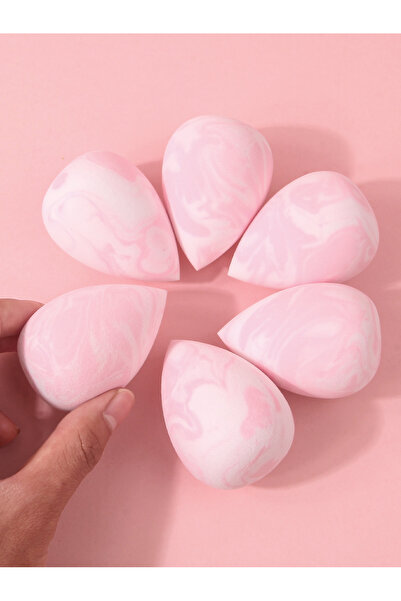 Choice Pink 6Pcs Professional Makeup Sponge Set Large Soft Cosmetic Blender &...