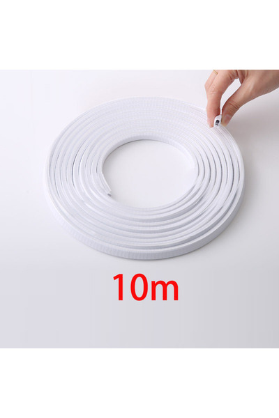 Choice10 White 10m Car Door Protector Edge Scratch Strip Guard Trim Automobil...