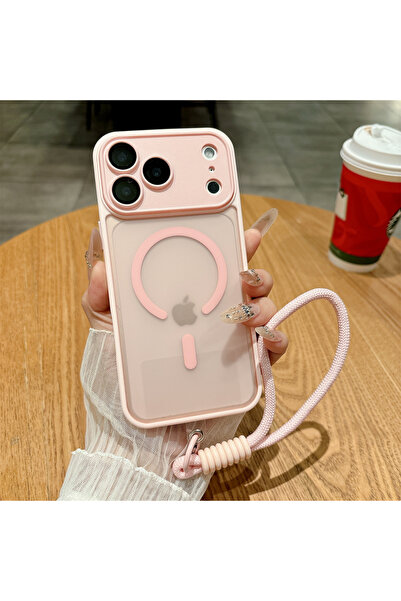 Choice17 For iPhone 17 ProMax Pink For iPhone 17ProMax 17Pro With lanyard Mag...