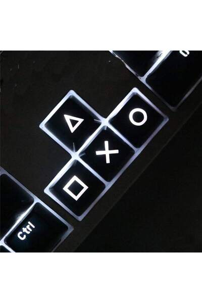 Choice Black OEM Profile ABS Direction Arrows Keys Keycaps Backlight Keycap F...