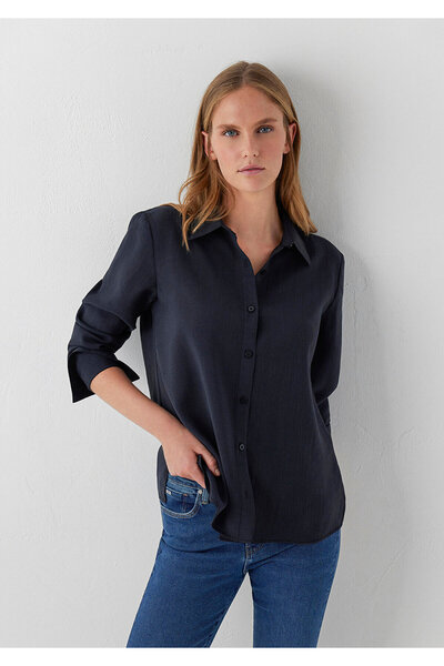 Mavi Lacivert Gömlek Regular Fit / Normal Kesim 1220389-71378