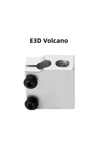 Choice13 E3D Volcano Heater Block E3D V5 V6 MK7 MK8 CR-6 SE Volcano PT100 CR1...