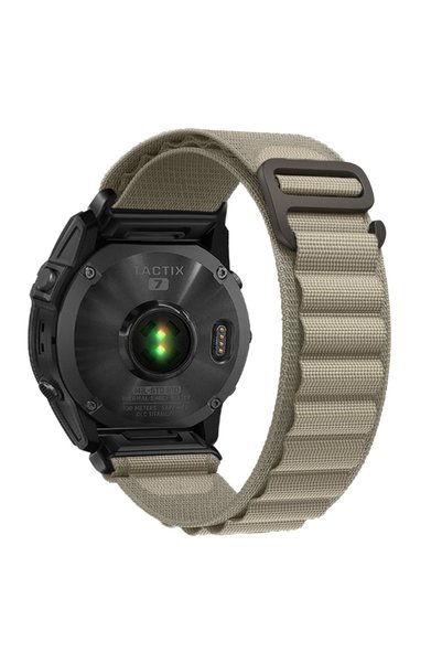 Choice حزام ساعة نايلون A-8 مقاس 26 مم لساعة Garmin fenix7S 7X سريع الفك لساع...