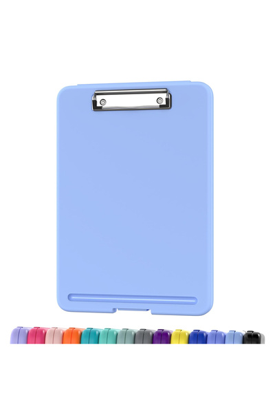 Choice4 Blue Clipboard with Storage (Multiple Colors Available) with Low Prof...