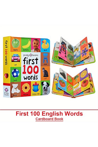 Choice Words First 100 English Words Cardboard Book Language Learning Aids Vo...
